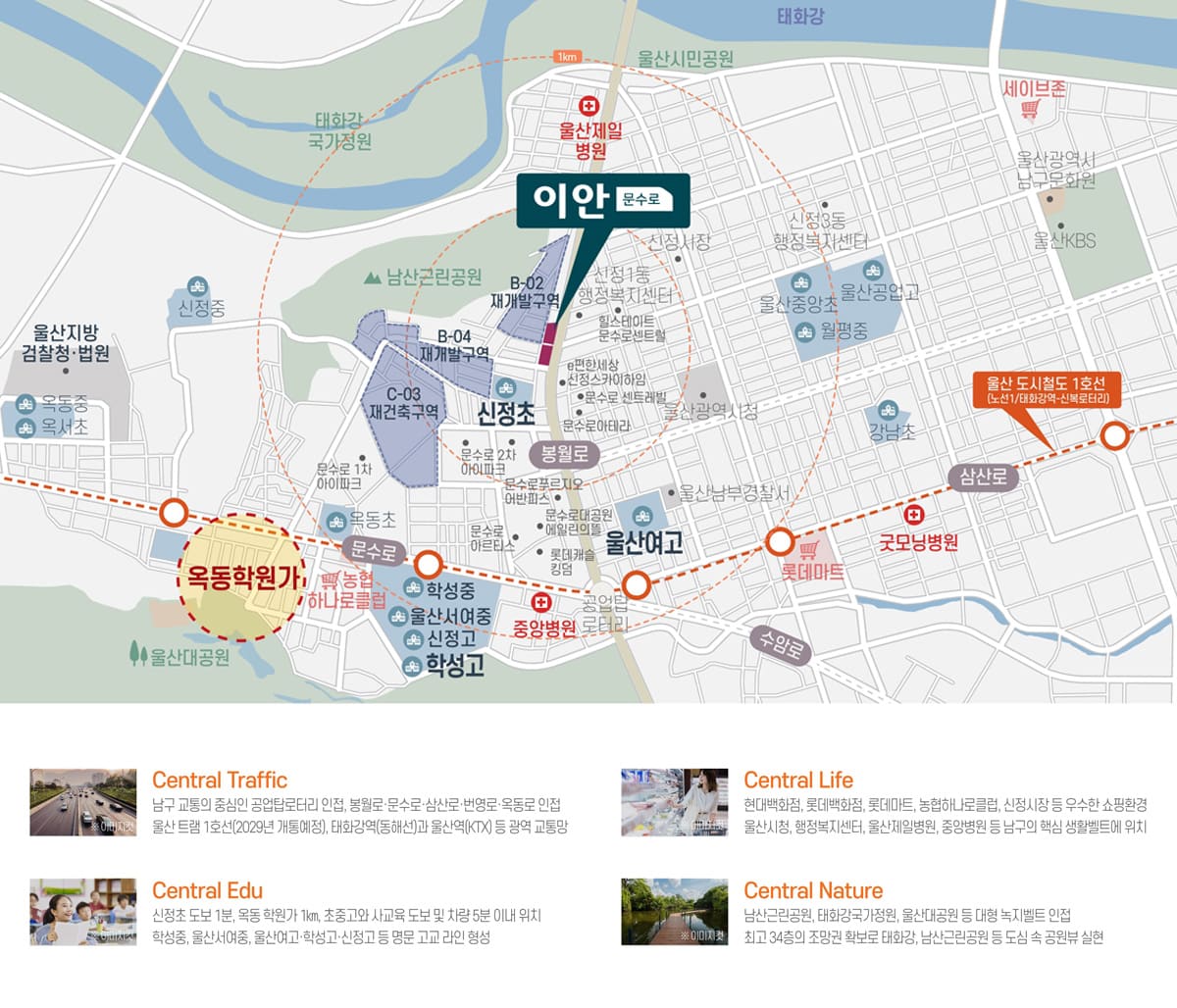 울산 문수로 이안